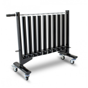 BODYWORX Mobile Vinyl Dumbbell Rack