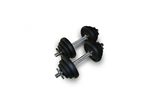 BODYWORX & Dumbbell Set In Plastic Case