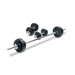 BODYWORX & Barbell & Dumbbell Set In Plastic Case